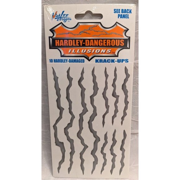 NWT Stickers Car Decals Krack Ups Scratches Hardly Dangerous Cracks  TY2K 2001 - Picture 4 of 10